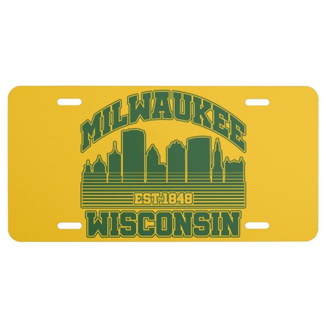 Milwaukee,Wisconsin License Plate (Front)