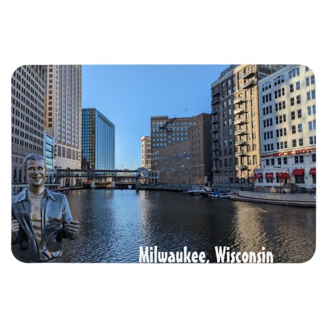 Milwaukee Wisconsin magnet (Horizontal)