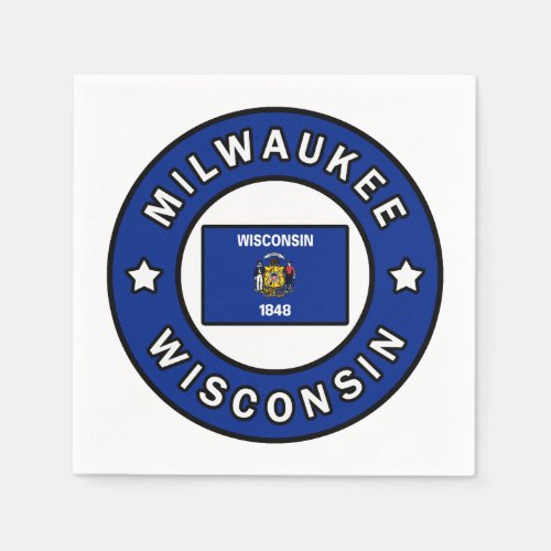 Milwaukee Wisconsin Napkins