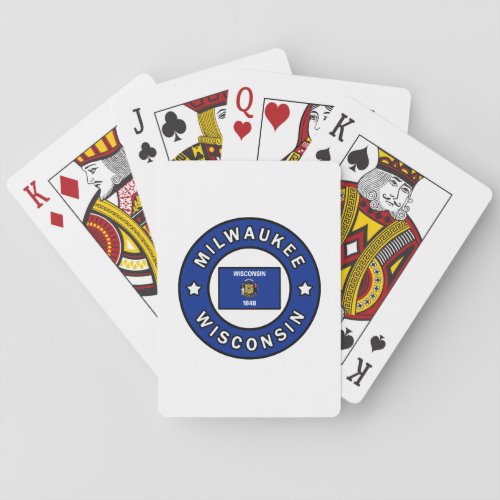 Milwaukee Wisconsin Poker Cards