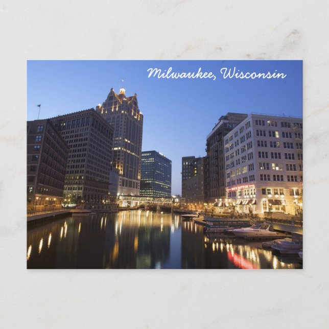 Milwaukee, Wisconsin Postcard (Front)