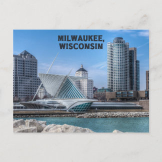 Milwaukee Wisconsin Postcard on Lake Michigan