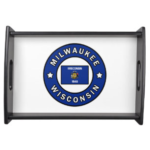 Milwaukee Wisconsin Serving Tray