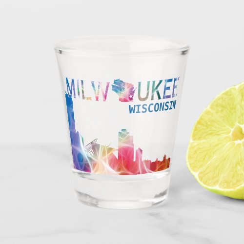 Milwaukee Wisconsin  Shot Glass