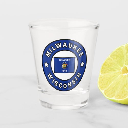 Milwaukee Wisconsin Shot Glass