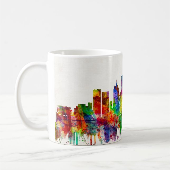Milwaukee Wisconsin skyline Coffee Mug (Left)