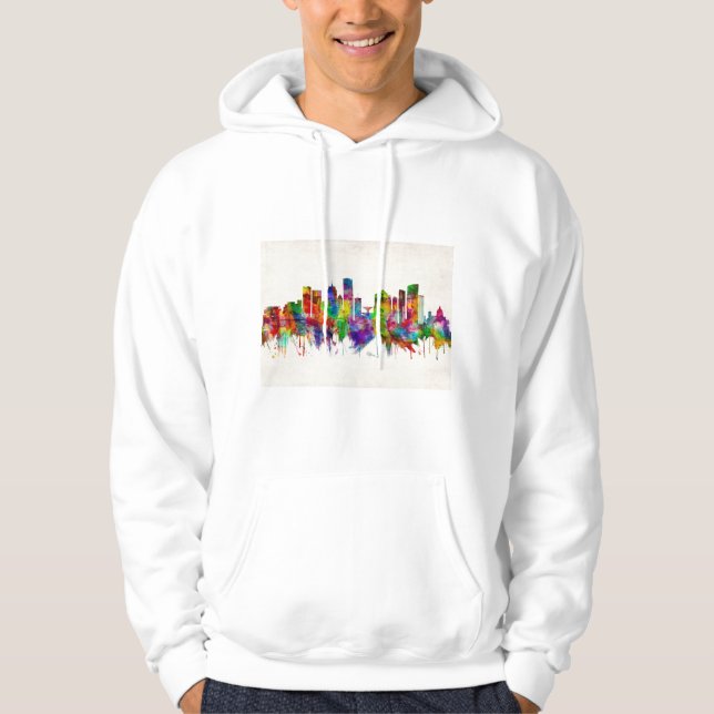 Milwaukee Wisconsin skyline Hoodie (Front)