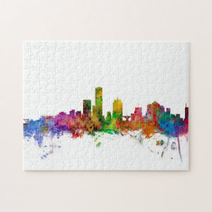 Milwaukee Wisconsin Skyline Jigsaw Puzzle