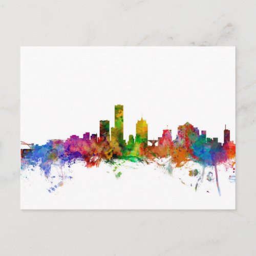 Milwaukee Wisconsin Skyline Postcard