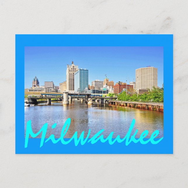 Milwaukee, Wisconsin, U.S.A. Postcard (Front)