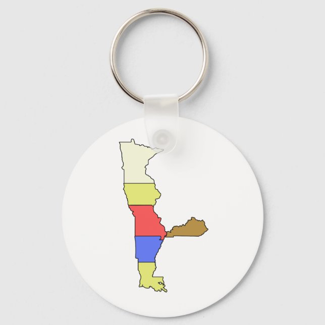 MIMAL the Elf, The Five State Chef Keychain (Front)
