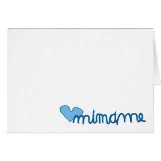 mimame - much blue cards