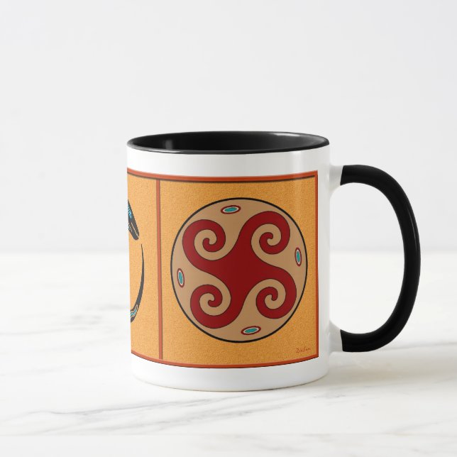 Mimbres-Lizard Mug (Right)