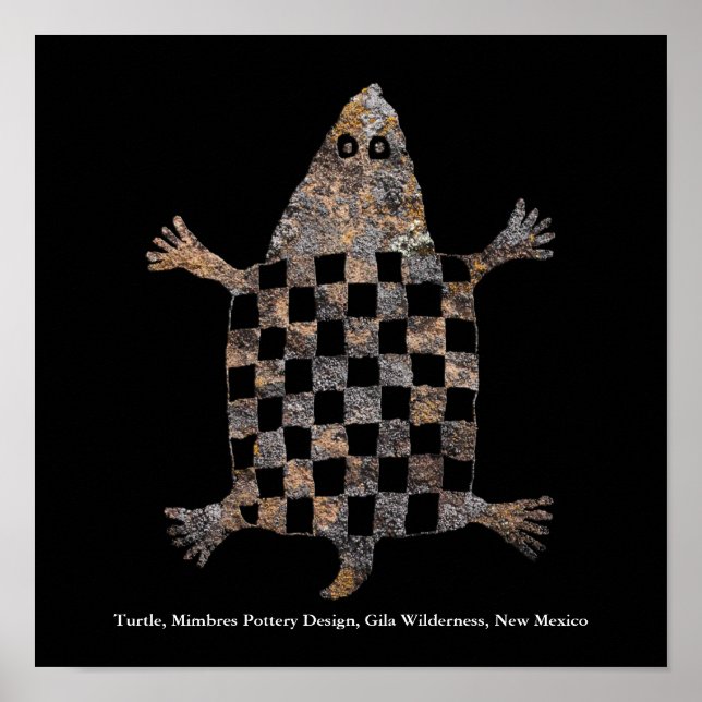 Mimbres Pottery Design Poster (Front)