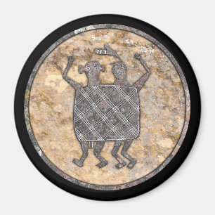 Mimbres Pottery Design "The Wedding Blanket" Magnet