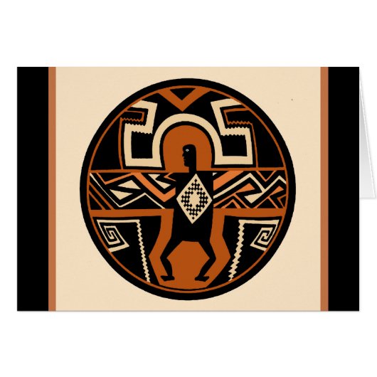 Mimbres Warrior Cards (Front Horizontal)