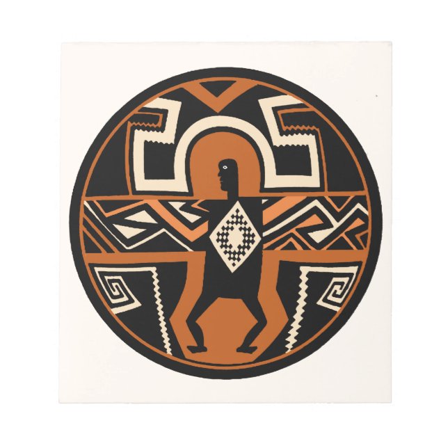 Mimbres Warrior Notepad (Front)