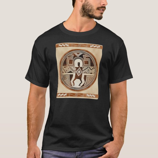 Mimbres Woven Man T-Shirt (Front)