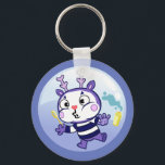 Mime in a Bubble Keychain<br><div class="desc">Doesn't everyone feel like a Mime in a bubble sometimes?</div>