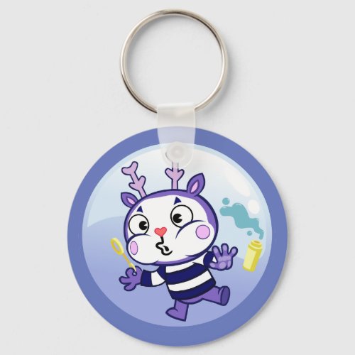Mime in a Bubble Keychain