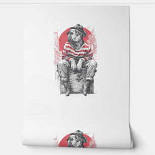 Mime Mastiff – Silent Funny Dog Wallpaper