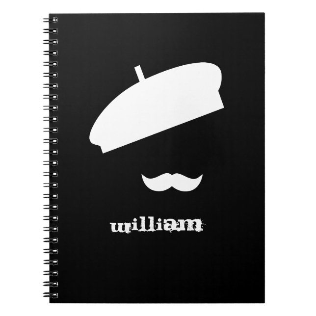 Mime Pantomime Personalized Notebook (Front)