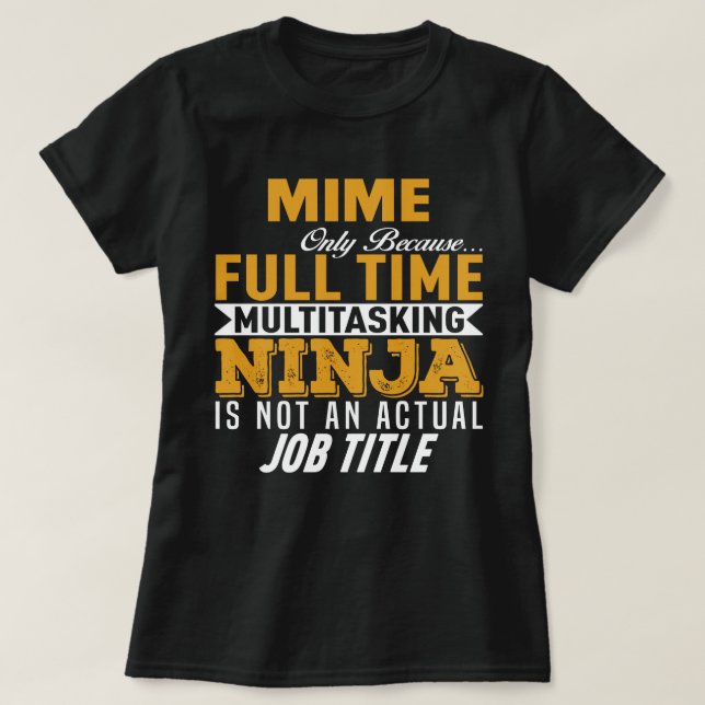 Mime T-Shirt (Design Front)