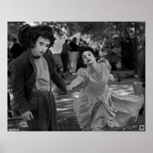 ‘Mimes in the Plaza’ poster by Rick Waldroup