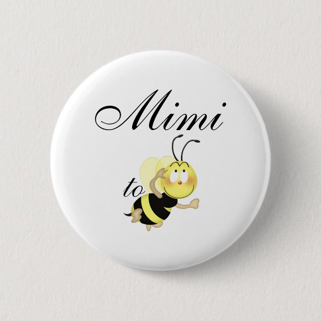 Mimi 2 be pinback button (Front)