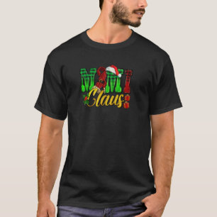 Mimi Claus Christmas Santa Hat Matching Famiy Buff T-Shirt