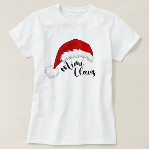 Mimi Claus Christmas Santa T_Shirt