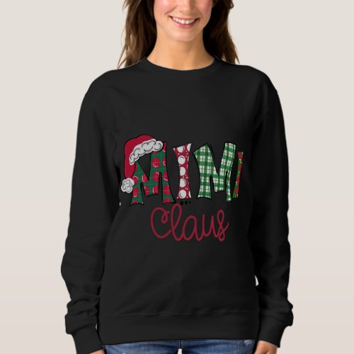 Mimi Claus Cute Art _ Christmas Sweatshirt