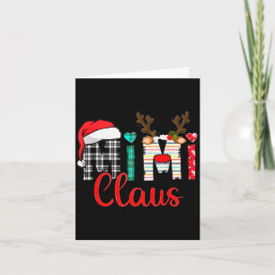 Mimi Claus Reindeer Christmas Card