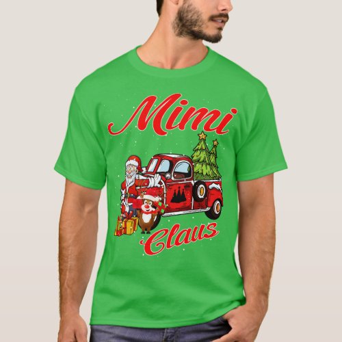 Mimi Claus Santa  Christmas Funny Awesome Gift T_Shirt
