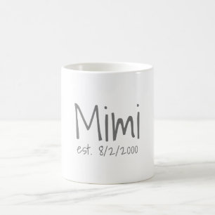 Mimi Established Date Coffee Mug