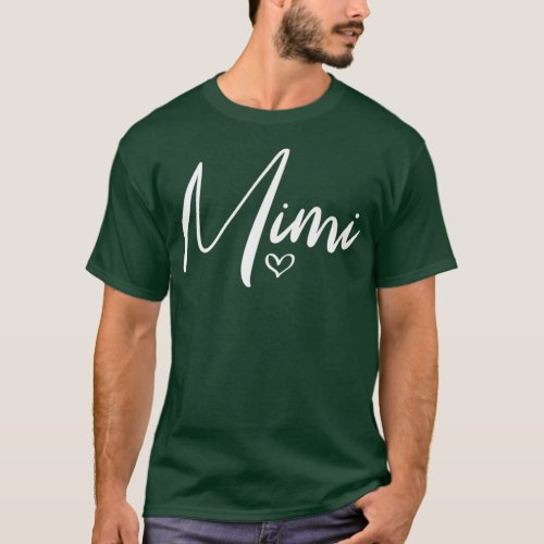 Mimi For Grandma Women Christmas Mothers Day T_Shirt