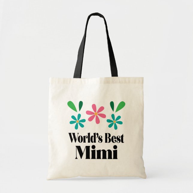 Mimi Gift for Grandma Tote Bag (Front)