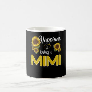 Mimi Gift | Happiness Is Being A MiMi Sunflower Coffee Mug