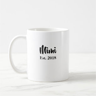 Mimi Grandma Established 2018 Mug