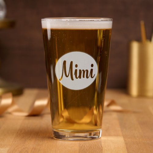 Mimi Grandma Pint Glass