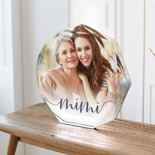 Mimi Grandma Script Overlay Photo Block