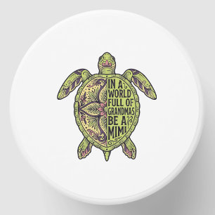 Mimi Grandma Sea Turtle Vintage Floral Shirt Desig Mini Candle Favors