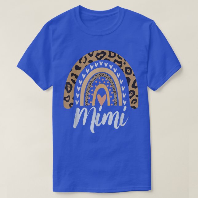 Mimi Graphic Women Casual Grandma Graphic Leopard5 T-Shirt (Design Front)