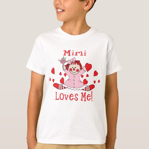 Mimi Loves me Rag Doll T_Shirt