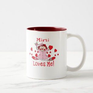 Mimi Love's me Rag Doll Two-Tone Coffee Mug