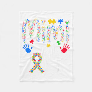 Mimi of A Warrior Autism Awareness Family Suprt Fleece Blanket