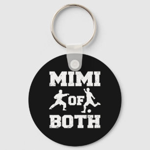 Mimi Of Both Karate And Soccer Funny Martial Arts Keychain