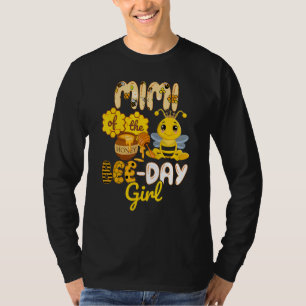 Mimi Of The Bee Day Girl  Bee Birthday Party T-Shirt