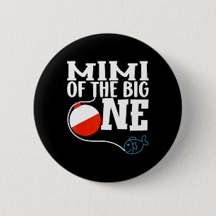 Mimi Of The Big One Fishing Boy First Birthday Ofi Button