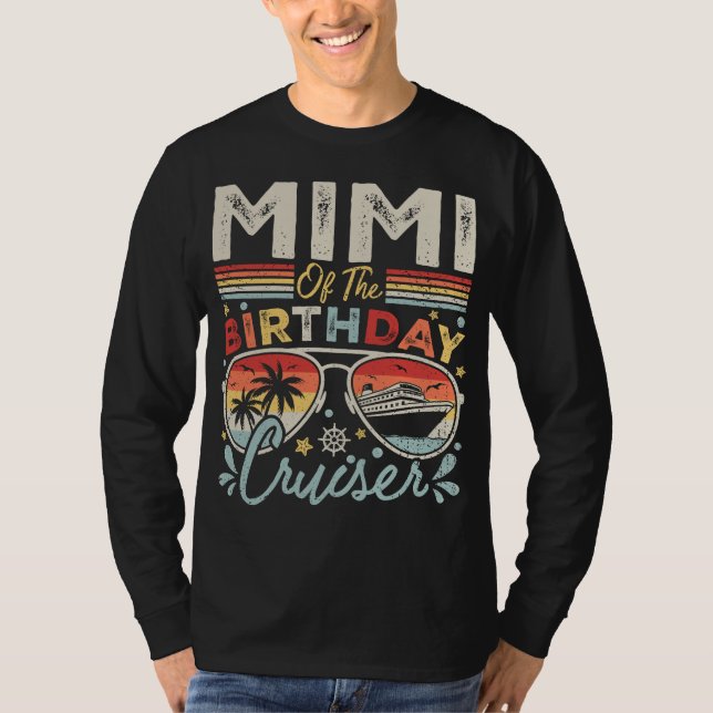 Mimi of the Birthday Cruiser Vacation Men LS T-Shirt (Front)